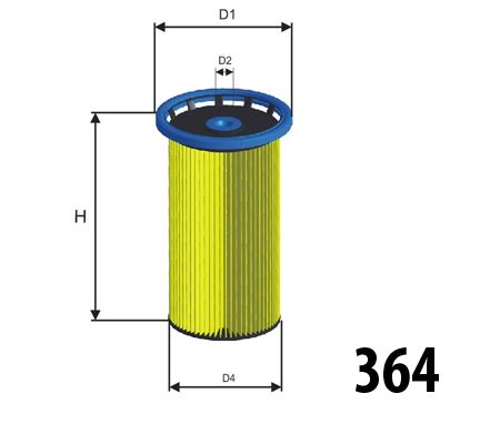 MISFAT Kütusefilter F134