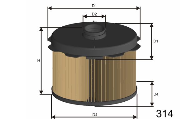 MISFAT Kütusefilter FM646