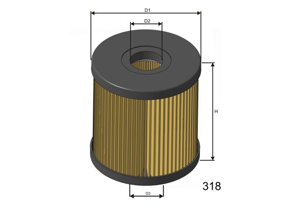 MISFAT Õlifilter L018