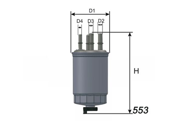 MISFAT Топливный фильтр M331