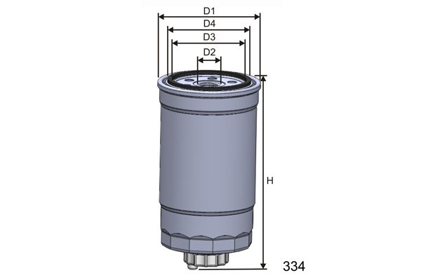 MISFAT Топливный фильтр M351A