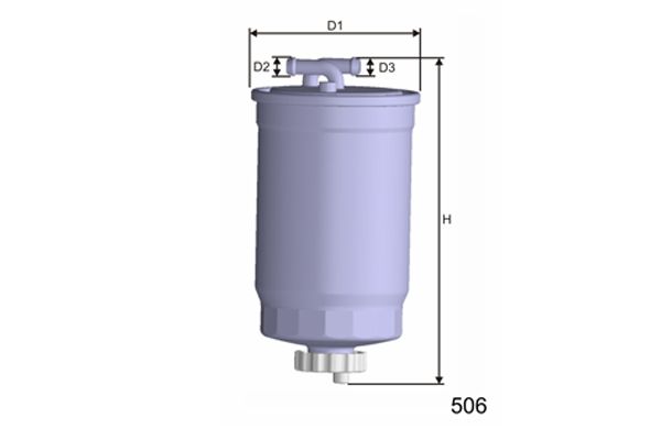 MISFAT Топливный фильтр M365