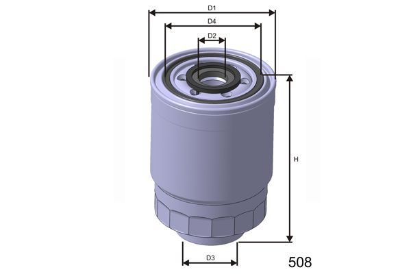 MISFAT Топливный фильтр M366A