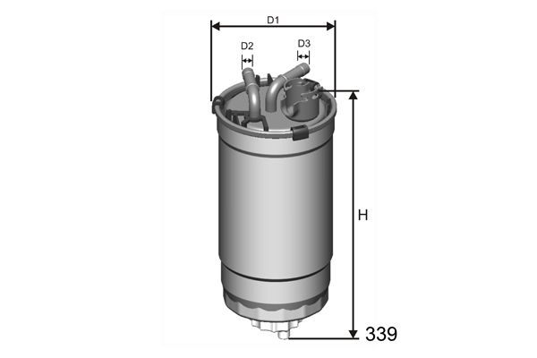 MISFAT Топливный фильтр M391