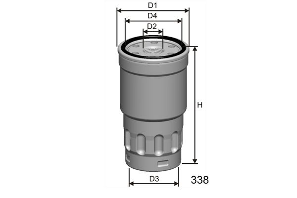 MISFAT Топливный фильтр M413