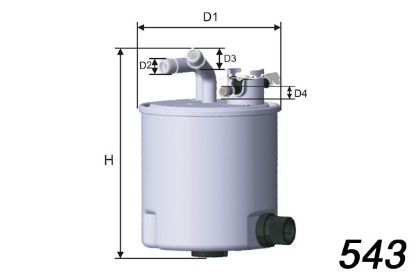 MISFAT Топливный фильтр M502