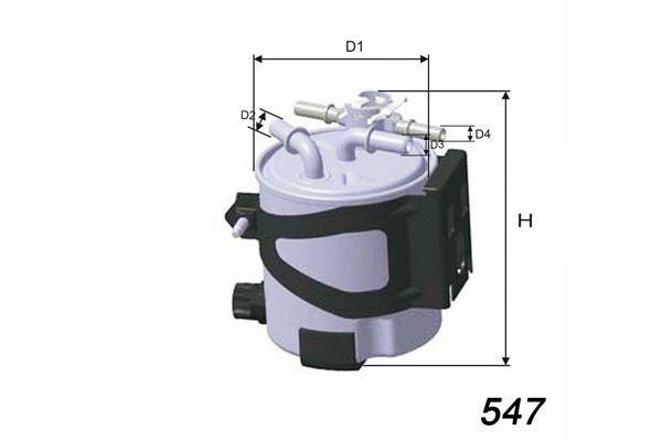 MISFAT Топливный фильтр M504