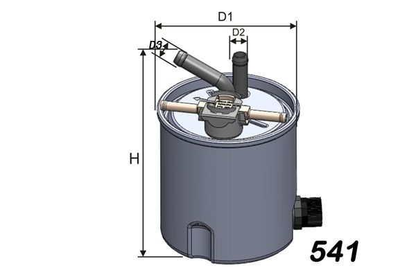MISFAT Kütusefilter M556