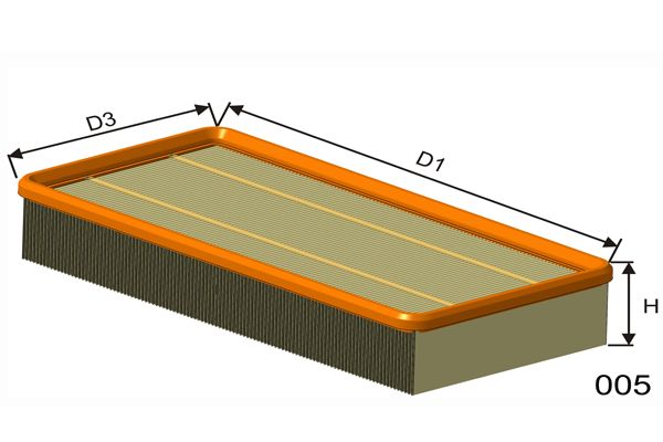 MISFAT Õhufilter P003