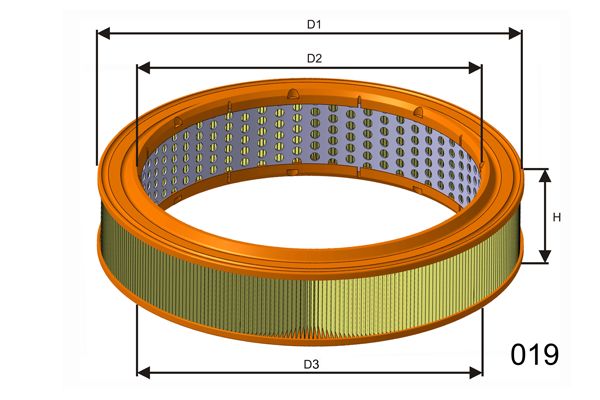 MISFAT Õhufilter P078A