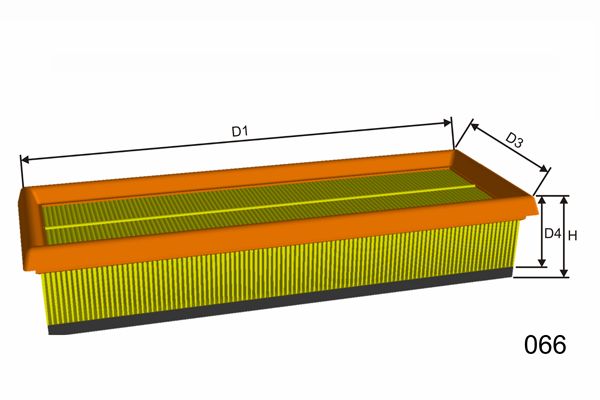 MISFAT Õhufilter P260A