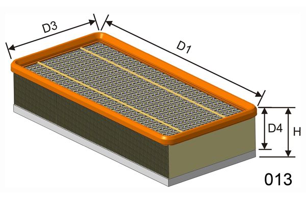 MISFAT Õhufilter P415