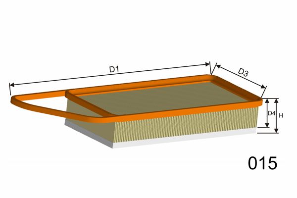 MISFAT Õhufilter P426A