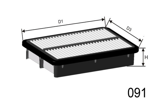 MISFAT Õhufilter P440