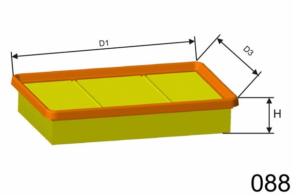 MISFAT Õhufilter P461