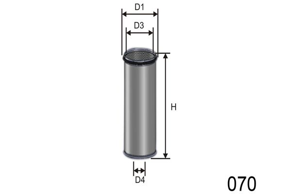 MISFAT Фильтр добавочного воздуха R130