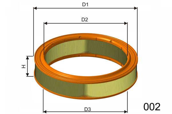 MISFAT Õhufilter R149