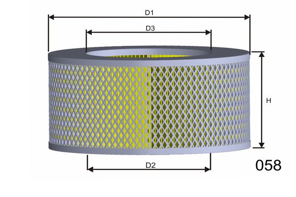 MISFAT Õhufilter R172