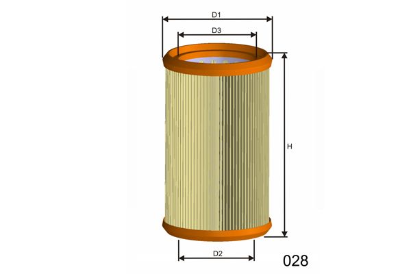 MISFAT Õhufilter R257