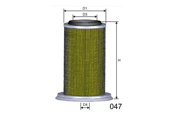 MISFAT Õhufilter R884