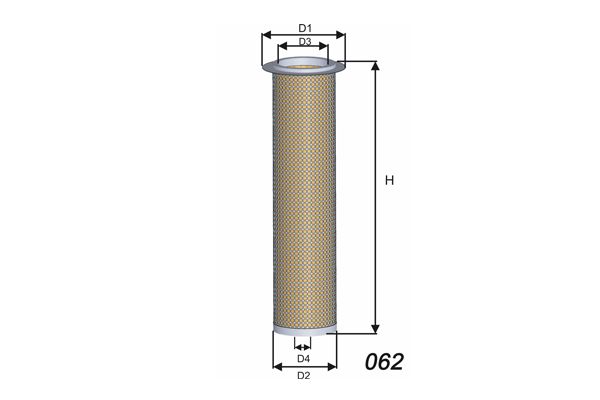 MISFAT Фильтр добавочного воздуха R949