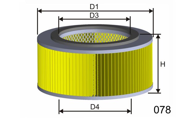 MISFAT Õhufilter RM749