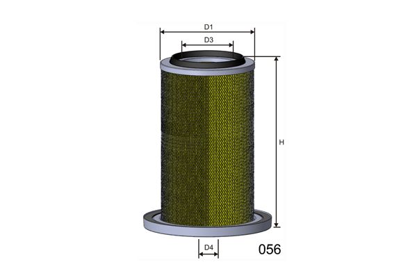 MISFAT Воздушный фильтр RM966