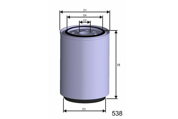 MISFAT Kütusefilter WS007