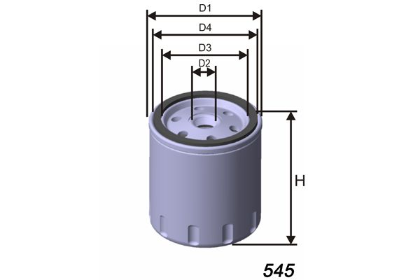 MISFAT Масляный фильтр Z131B