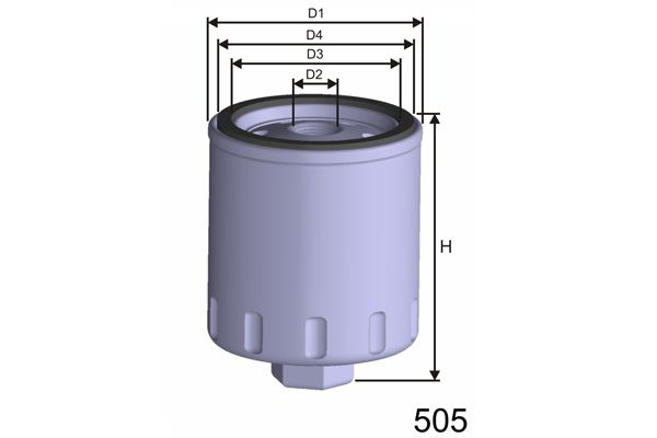 MISFAT Õlifilter Z282