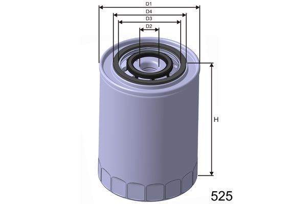 MISFAT Õlifilter Z302