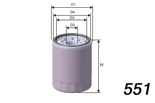 MISFAT Õlifilter Z651