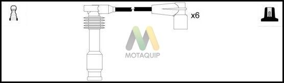 MOTAQUIP Комплект проводов зажигания LDRL1040