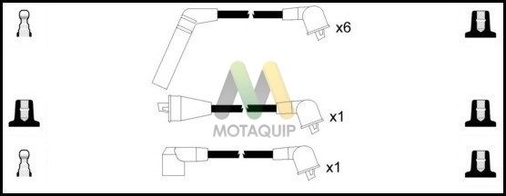 MOTAQUIP Комплект проводов зажигания LDRL1082