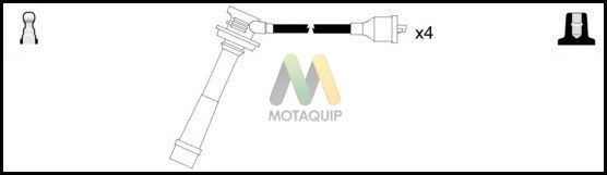 MOTAQUIP Комплект проводов зажигания LDRL1096