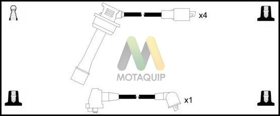MOTAQUIP Комплект проводов зажигания LDRL1106