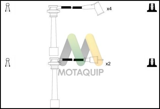 MOTAQUIP Комплект проводов зажигания LDRL1170