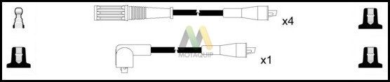 MOTAQUIP Süütesüsteemikomplekt LDRL1182