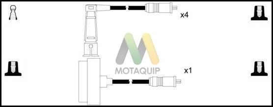 MOTAQUIP Комплект проводов зажигания LDRL1185