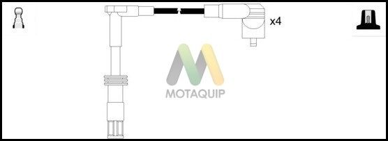 MOTAQUIP Комплект проводов зажигания LDRL1209