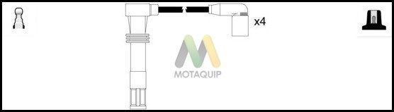 MOTAQUIP Комплект проводов зажигания LDRL1220