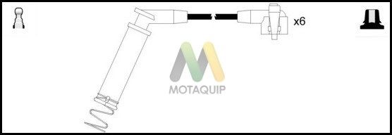MOTAQUIP Комплект проводов зажигания LDRL1276