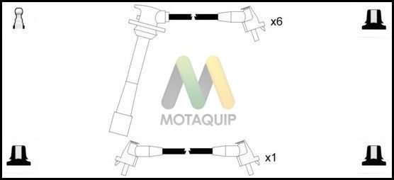 MOTAQUIP Комплект проводов зажигания LDRL1374