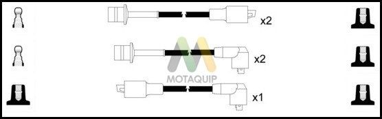 MOTAQUIP Комплект проводов зажигания LDRL1383