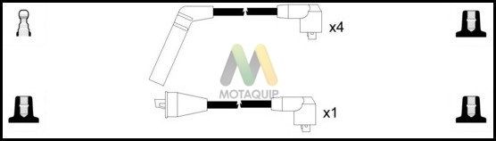 MOTAQUIP Комплект проводов зажигания LDRL1409
