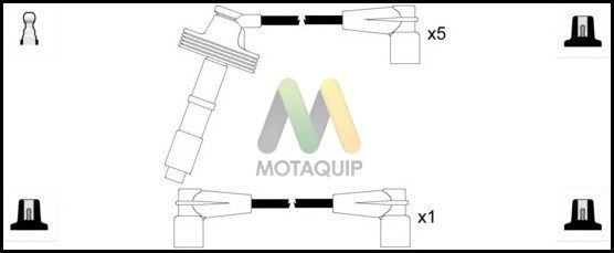 MOTAQUIP Комплект проводов зажигания LDRL1427
