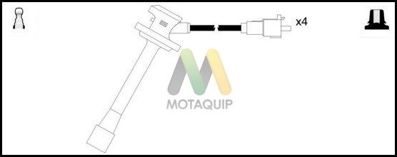 MOTAQUIP Комплект проводов зажигания LDRL1428