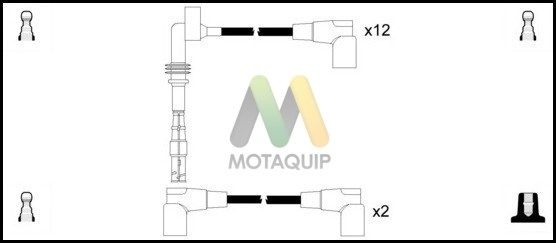 MOTAQUIP Комплект проводов зажигания LDRL1432