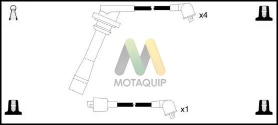 MOTAQUIP Комплект проводов зажигания LDRL1451