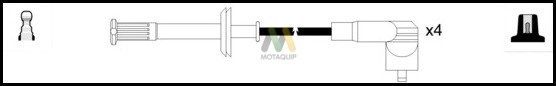 MOTAQUIP Комплект проводов зажигания LDRL1467